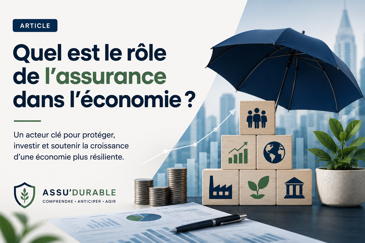 Lire la suite à propos de l’article Quel est le rôle réel de l’assurance dans l’économie ?